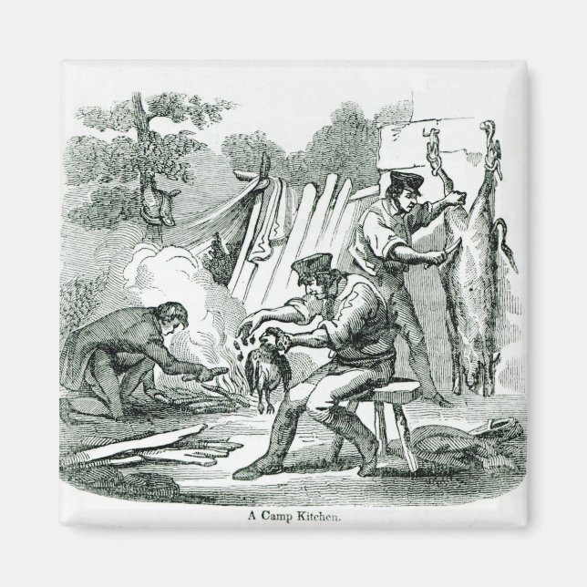 Aimant Un camp Kitchen, 1856 (Devant)