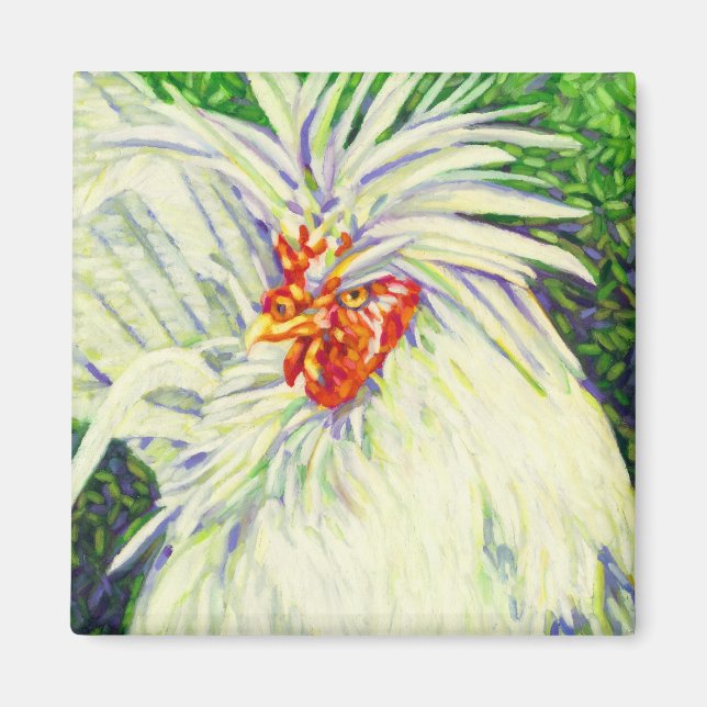 Aimant Un coup d'oeil à la poule (Devant)