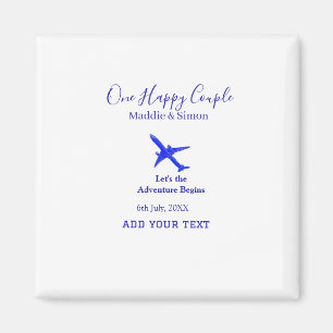 Aimant Un couple heureux, l'aventure du mariage commence