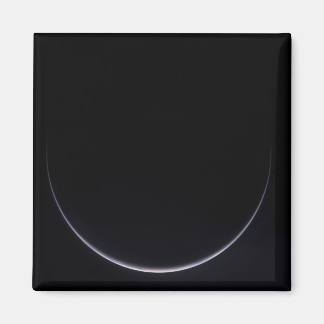 Aimant Un croissant de la Terre illuminé par le soleil (Devant)