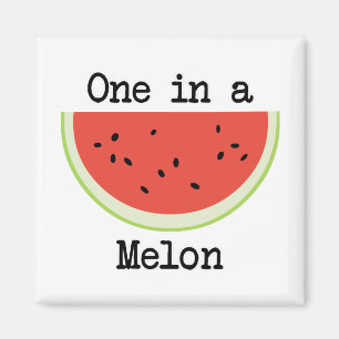 Aimant Un dans un melon