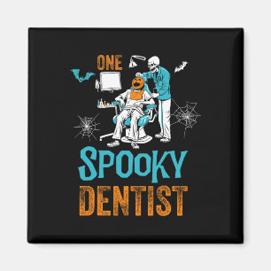 Aimant Un Dentiste Éffrayant Craindre Dental Halloween Sq