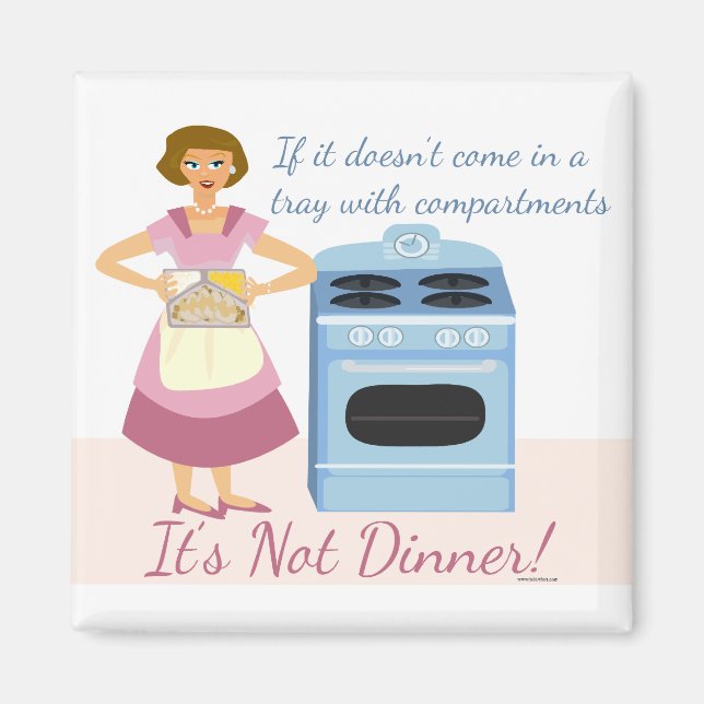 Aimant Un Dîner Gelé Signifie Souper (Devant)