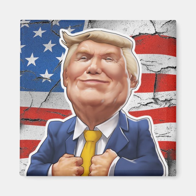 Aimant Un drapeau en état de détresse & #45 (Devant)