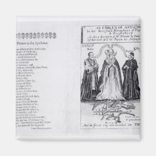 Aimant Un emblème de l'antichriste