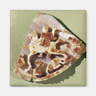 Aimant Un empereur triomphant piétinant des barbares