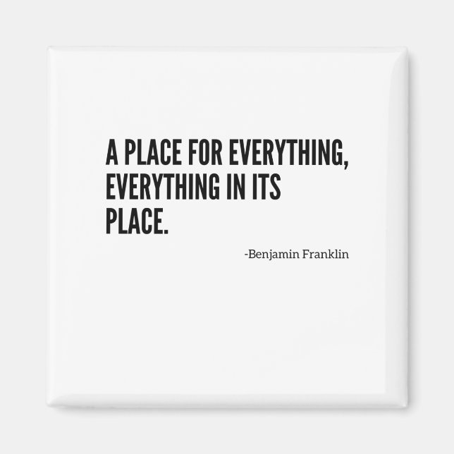 Aimant Un établissement pour tout (Devant)