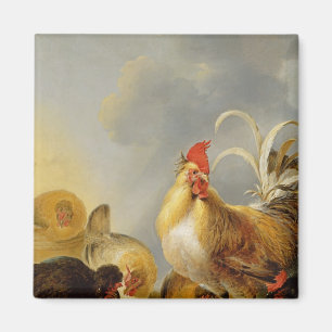 Aimant Un groupe de volaille de basse cour, 1643