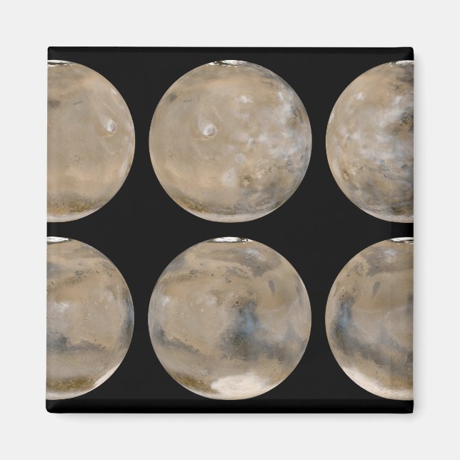 Aimant Un hiver du centre-nord/sud sur Mars (Devant)