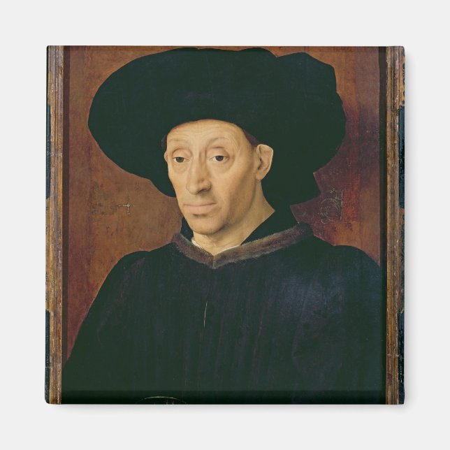 Aimant Un homme avec un verre de vin (Devant)