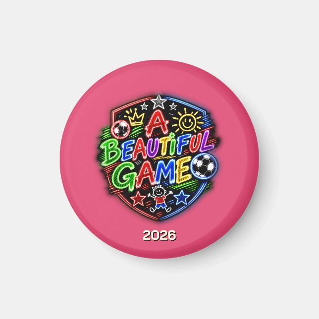 Aimant Un jeu magnifique pour enfants (Devant)