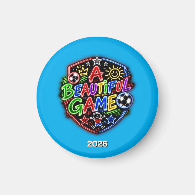 Aimant Un jeu magnifique pour enfants (Devant)