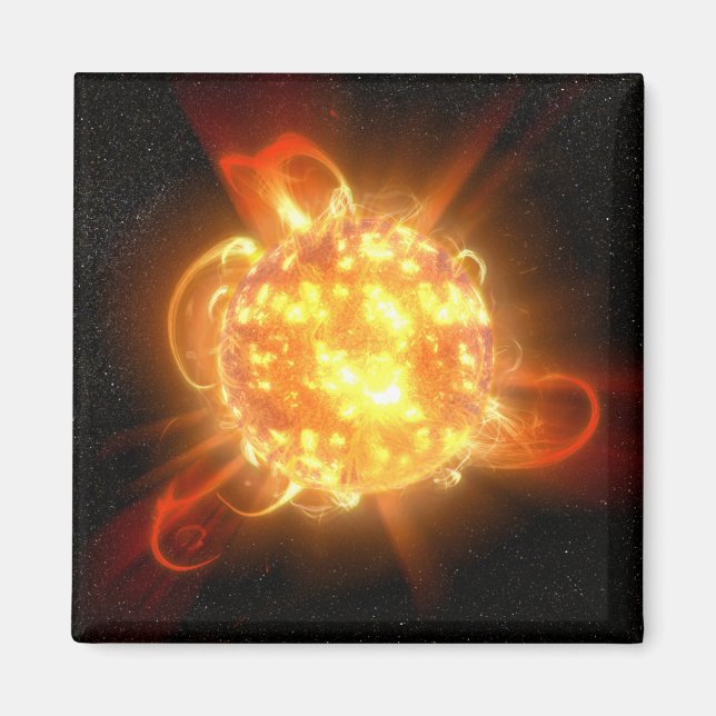 Aimant Un jeune nain rouge (Devant)