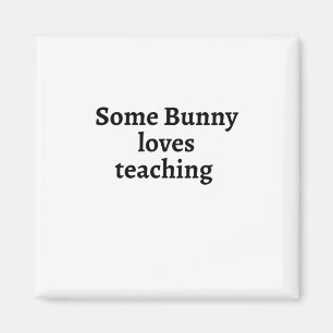 Aimant Un lapin adore enseigner