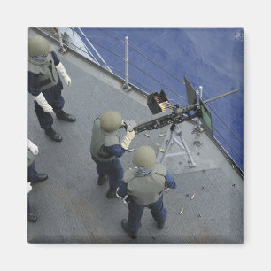 Aimant Un marin américain tire un M2HB de calibre 50