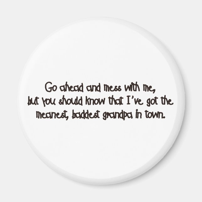 Aimant Un Mauvais Grand-Père ! (Devant)