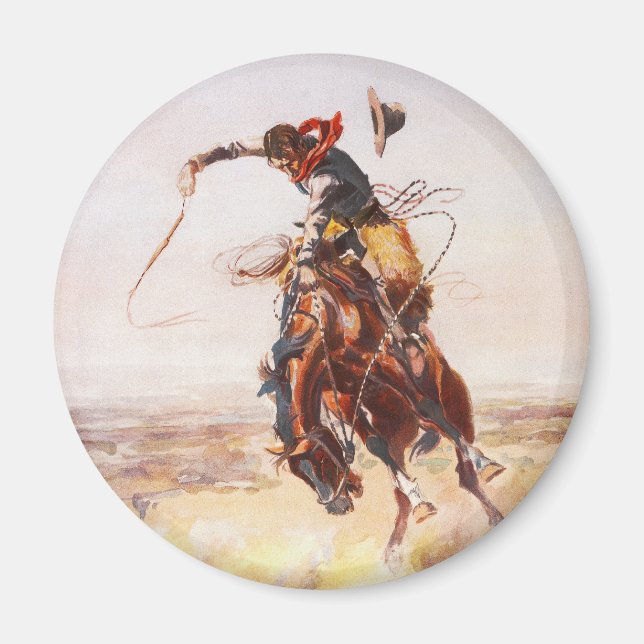 Aimant Un mauvais tuyau de Charles Marion Russell en 1904 (Devant)