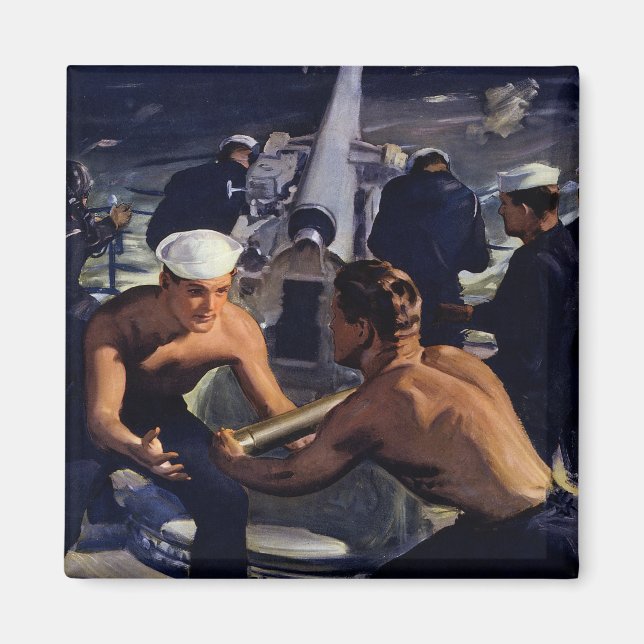 Aimant Un message américain (Devant)