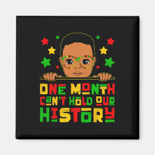 Aimant Un mois ne peut contenir notre petit afro d'histoi