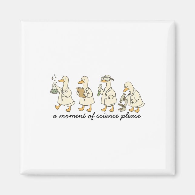 Aimant Un Moment De Science S'il Vous Plaît Professeur De (Devant)
