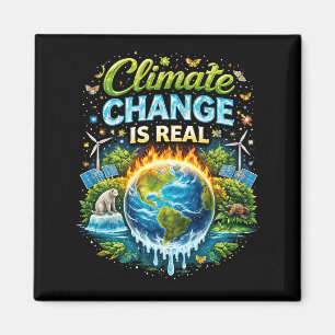 Aimant Un monde qui se réchauffe