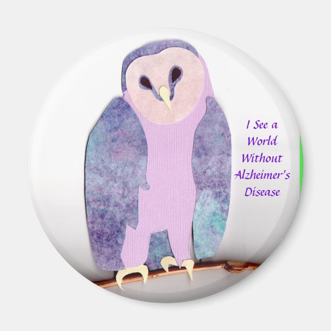 Aimant Un monde sans Alzheimer (Devant)