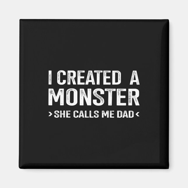 Aimant Un Monstre Créé M'Appelle Papa De Filles Pères (Devant)