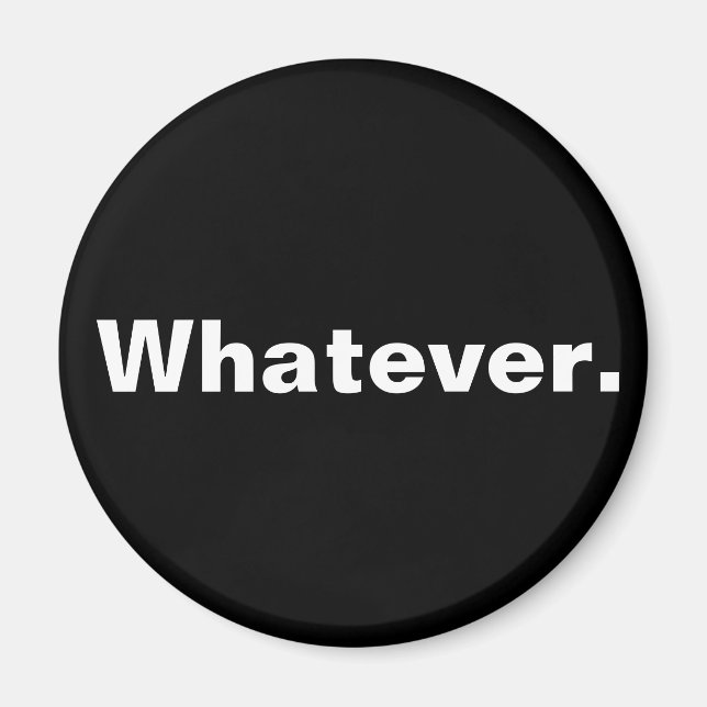 Aimant Un mot de minimalisme (Devant)