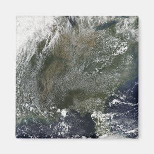 Aimant Un motif de nuages à haute pression comme une roue