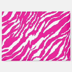 Aimant Un motif floral complexe en rose et blanc, art