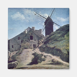 Aimant Un moulin à vent chez Montmartre, 1840-45