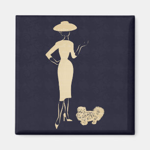 Aimant Un nouveau look Mode Vintage des années 1950