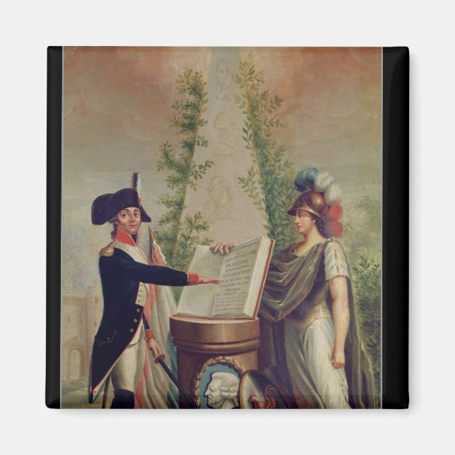 Aimant Un officier de la Garde nationale prêtant serment (Devant)