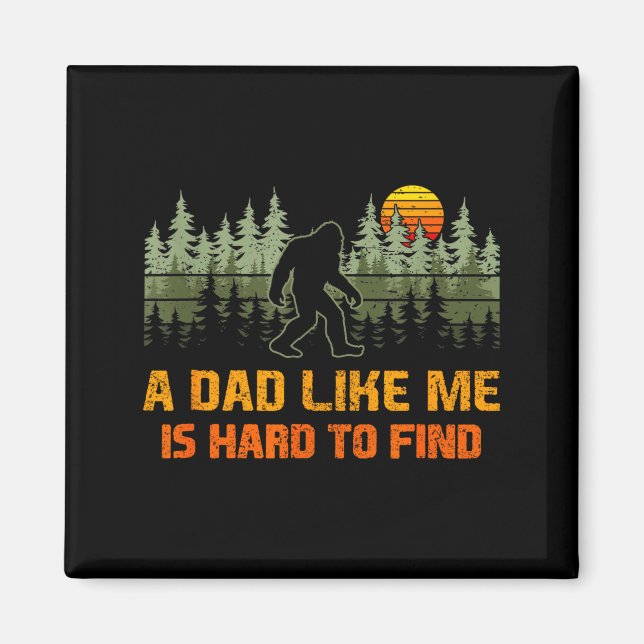 Aimant Un papa comme ça est difficile à trouver arbres fa (Devant)