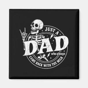 Aimant Un papa qui est revenu avec le lait pour la fête d