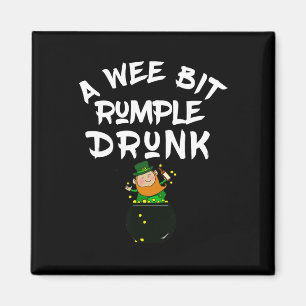 Aimant Un peu ivre ivre irlandais St Patricks vert rhum