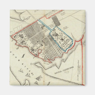 Aimant Un Plan De La Propriété Du Hampton Normal