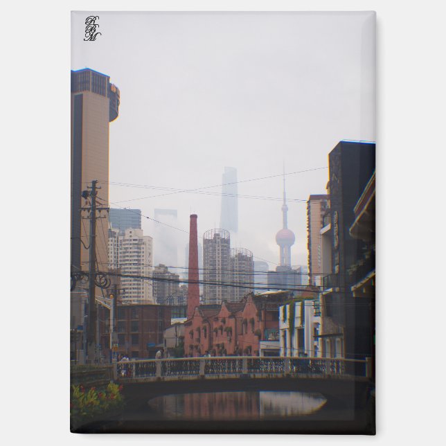 Aimant Un pont à Shanghai (Recto)