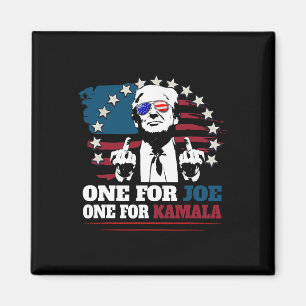 Aimant Un Pour Joe Un Pour Kamala Drôle Trump Voter Trump