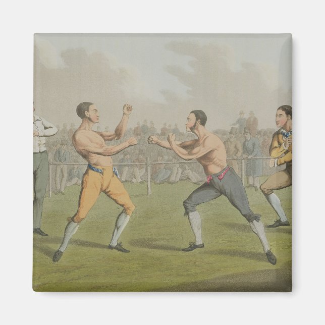 Aimant Un prix combat, aquatiné par I. Clark, pub. par Th (Devant)