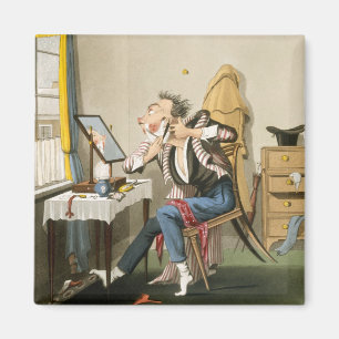Aimant Un rasoir émoussé, pub. par chasse, 1827 (etchin