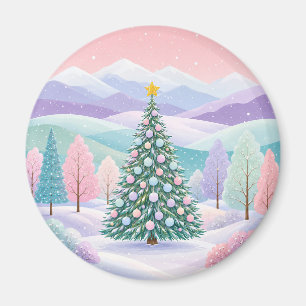 Aimant Un rêve hivernal pastel