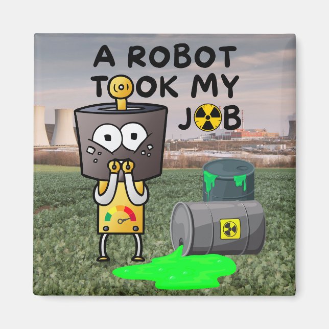 Aimant Un Robot A Pris Mon Travail (Devant)