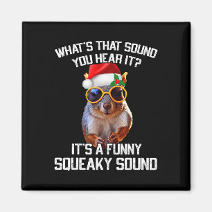 Aimant Un son amusant Noël des écureuils de Noël Noël Noë