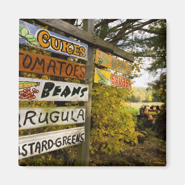 Aimant Un stand de ferme à Holderness, New Hampshire. (Devant)