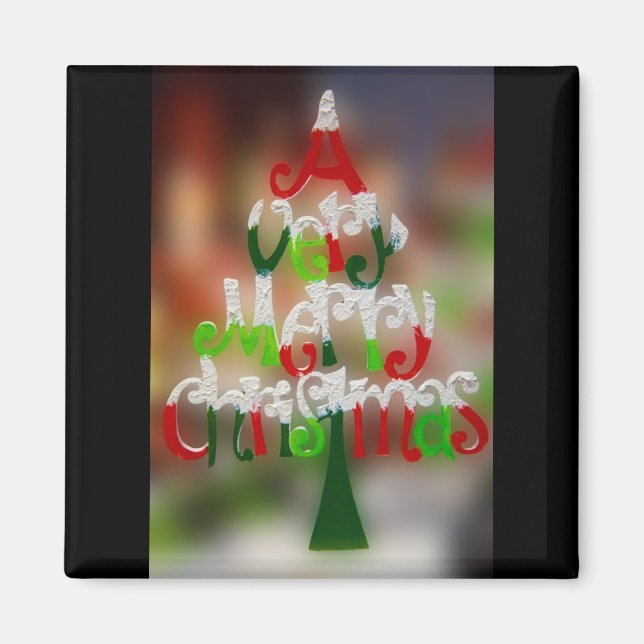 Aimant Un très joyeux Noël (Devant)
