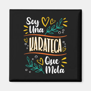 Aimant Una Karateca Que Mola Mujer Regalos De Karate