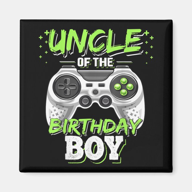 Aimant Uncle of the Birthday Boy Matching jeu vidéo (Devant)