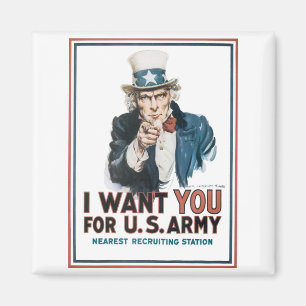 Aimant Uncle Sam "I Want YOU!"