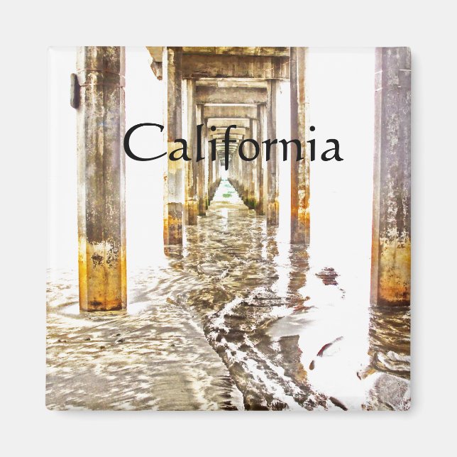 Aimant Under Scripps Pier, Californie (Devant)